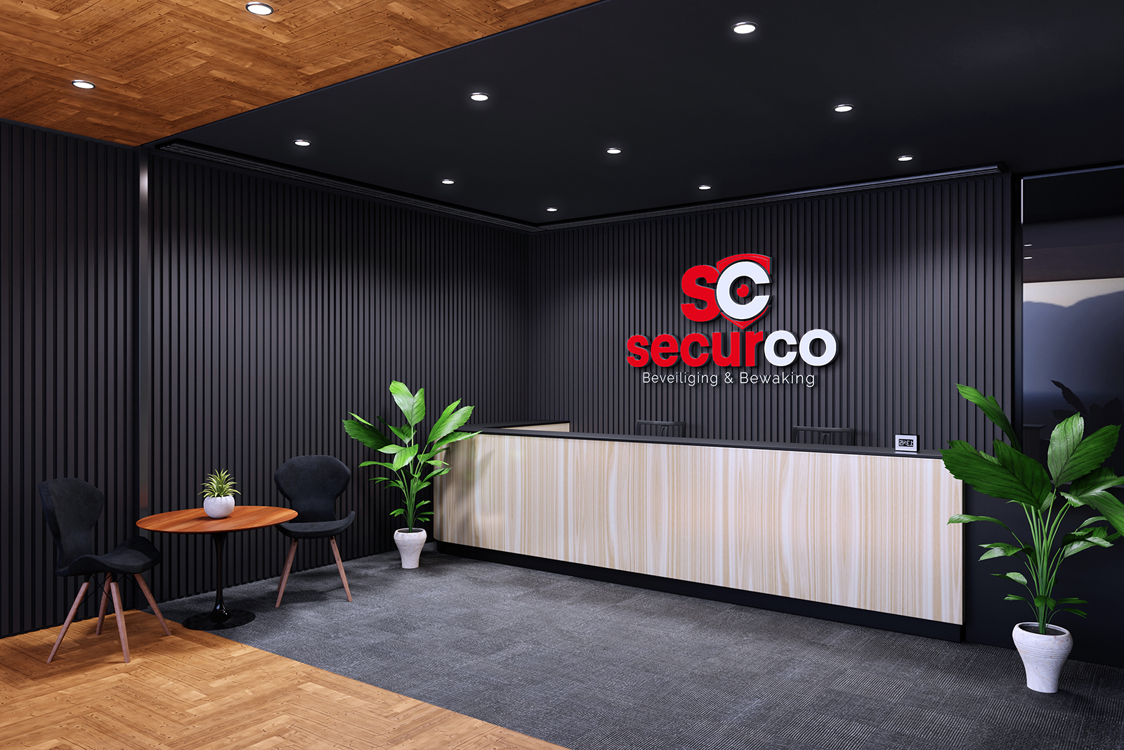 Securco Beveiliging & Bewaking Logo Tasarımı