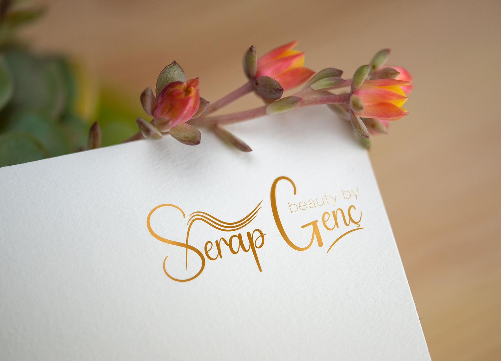 Serap GENÇ Güzellik Merkezi Logo Tasarımı